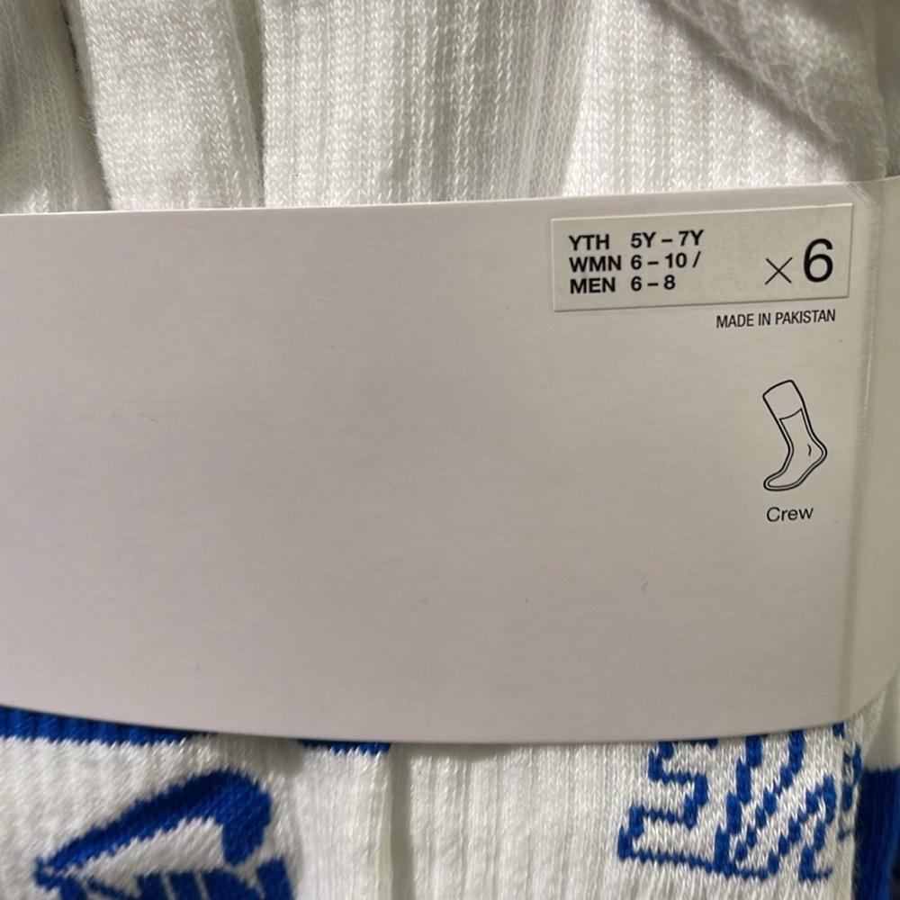 NIKE 
Training Crew Socks (6 Pairs)
Nike Everyday Cushioned - Picture 13 of 16